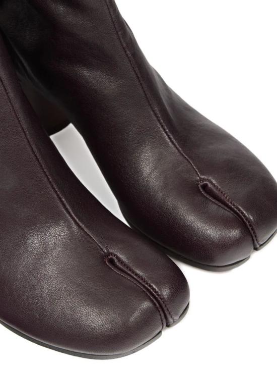 26FW 마르지엘라 타비 빈티지 레더 부츠 S58WU0246P3753 T5148 PLUM - MAISON MARGIELA
