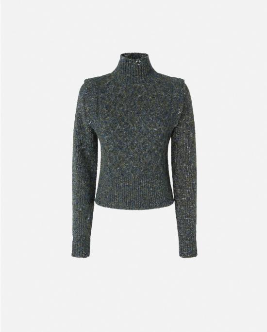 25FW 핑코 터틀넥 105968A2YB IG1 GRIGIO BLU VERDE - PINKO