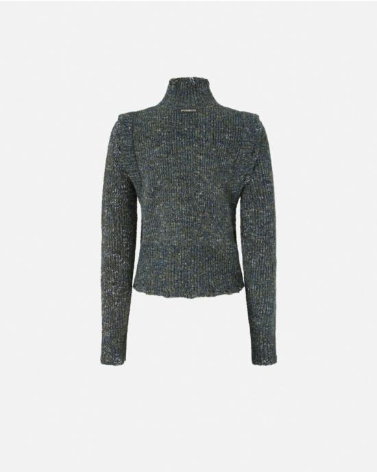 25FW 핑코 터틀넥 105968A2YB IG1 GRIGIO BLU VERDE