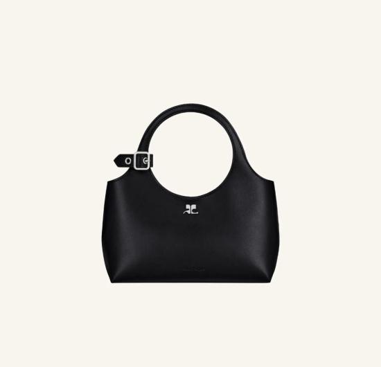 25FW 쿠레쥬 토트백 125GSA163CR0065 9999 BLACK