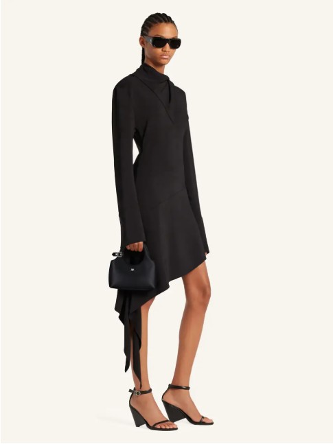 25FW 쿠레쥬 토트백 125GSA163CR0065 9999 BLACK - COURREGES