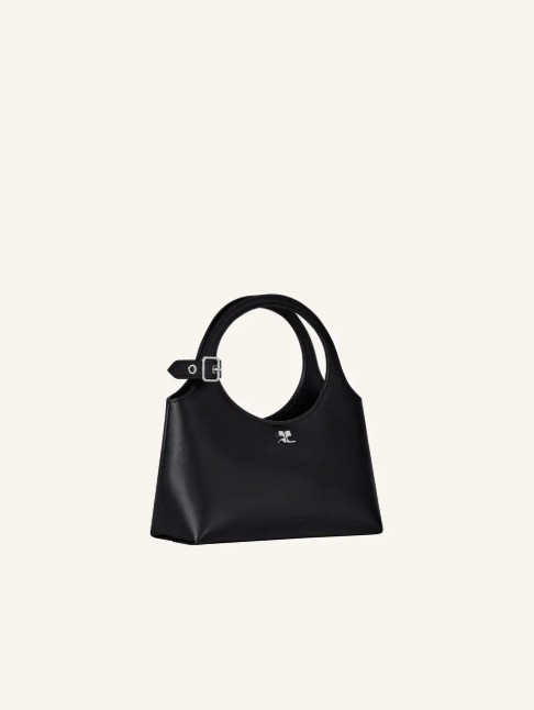 25FW 쿠레쥬 토트백 125GSA163CR0065 9999 BLACK - COURREGES