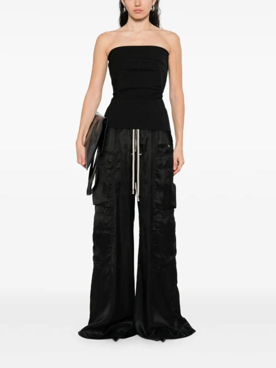 25FW 릭 오웬스 반팔 티셔츠 RP02E4127WST 09 BLACK - RICK OWENS