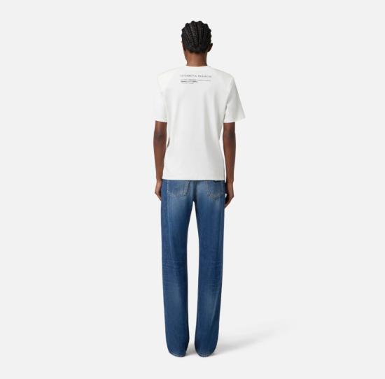 25FW 엘리자베타프랜치 스트레이트 팬츠 PJ09I56E2 104 BLUE DENIM - ELISABETTA FRANCHI