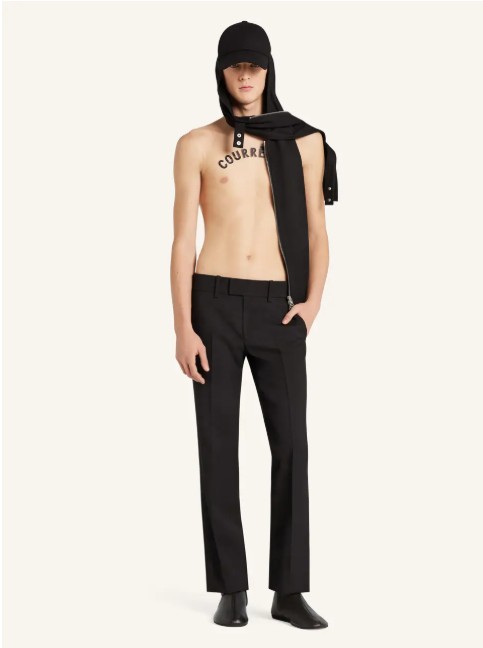 25FW 쿠레쥬 반팔 티셔츠 325JTO459PA0140 1007 SAND - COURREGES