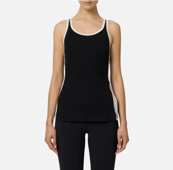 25FW 엘리자베타프랜치 반팔 티셔츠 TK51S56E2 EF3 NERO MILK - ELISABETTA FRANCHI
