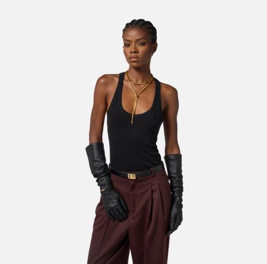 25FW 엘리자베타프랜치 장갑 GU08R56E2 110 NERO - ELISABETTA FRANCHI