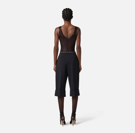 26FW 엘리자베타프랜치 라운지 웨어 BO01357E2 110 NERO - ELISABETTA FRANCHI