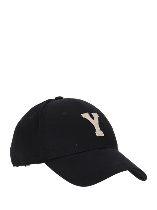 25FW 생로랑 볼캡 8168713YR57 1078 BLACK IVORY - SAINT LAURENT