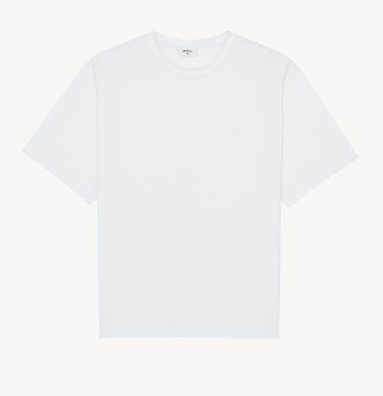 26SS 생로랑 반팔 티셔츠 841332Y38AK 9538 BIANCOSPINO