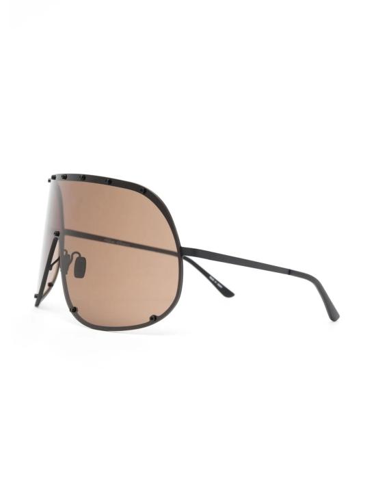 26SS 릭 오웬스 선글라스 RG0000006GBLKBR 0904 BLK TEMPLE BROWN LENS - RICK OWENS