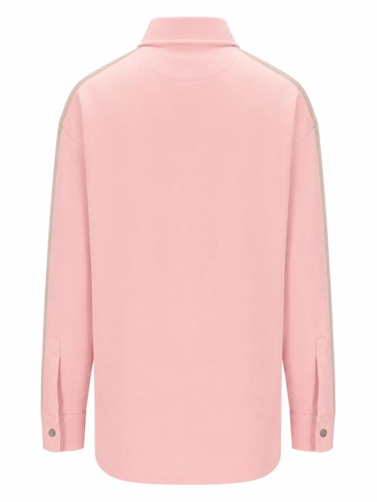 26FW 팜앤젤스 셔츠 PWGA050F25FAB001 3003 PINK OFF WHITE - PALM ANGELS