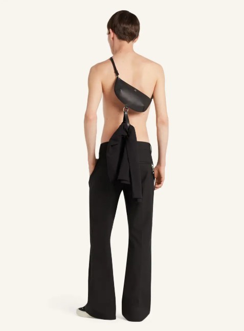 25FW 쿠레쥬 숄더백 325GSA190CR0065 9999 BLACK - COURREGES