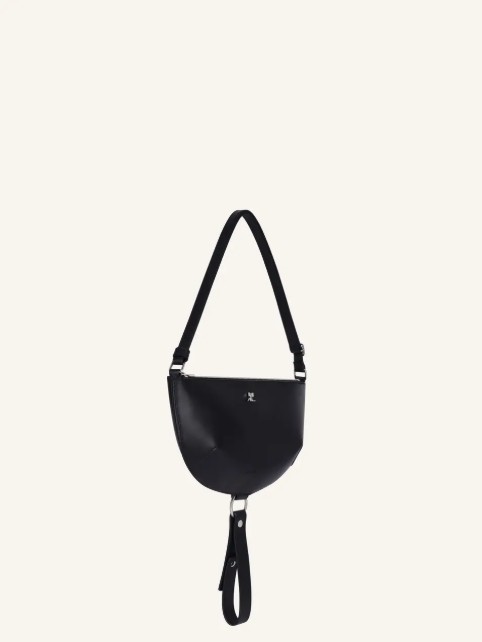 25FW 쿠레쥬 숄더백 325GSA190CR0065 9999 BLACK - COURREGES