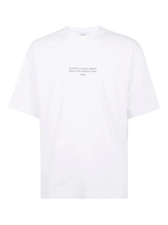 25FW 오프화이트 탑 OMAA120F25JER011 0110 WHITE BLACK - OFF WHITE