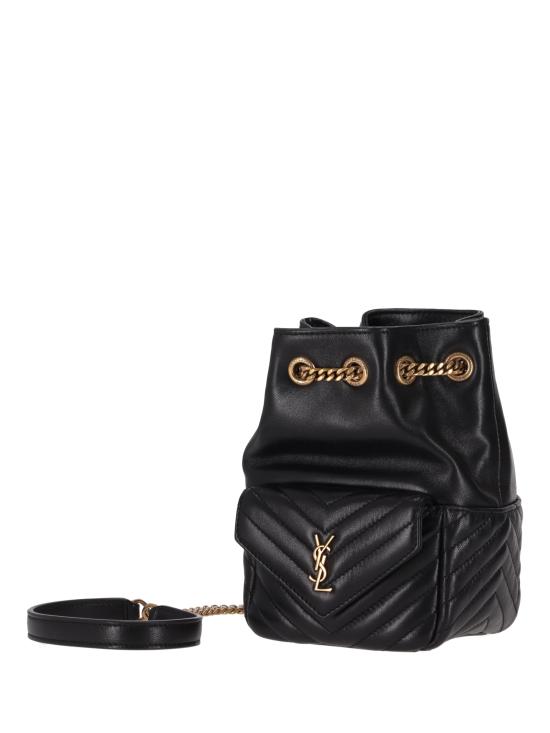 25FW 생로랑 나노 버킷백 7607451EL07 1000 NOIR - SAINT LAURENT
