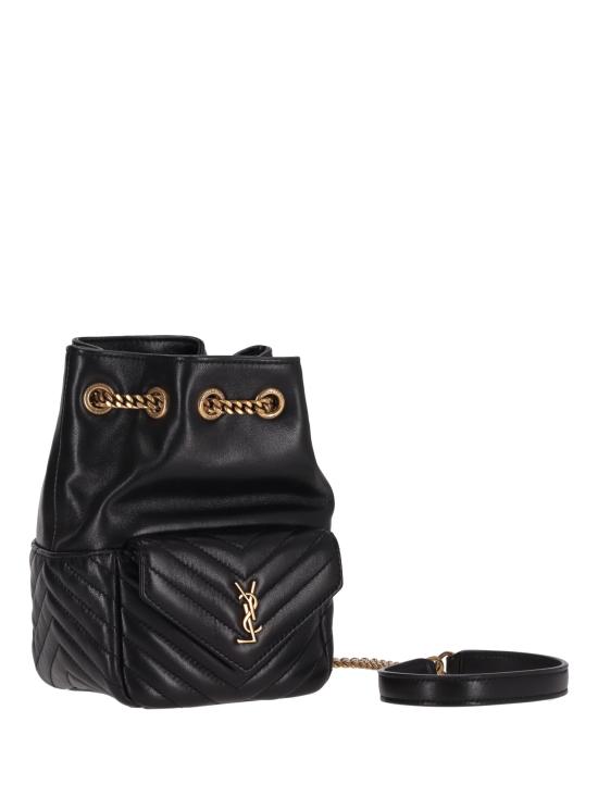 25FW 생로랑 나노 버킷백 7607451EL07 1000 NOIR - SAINT LAURENT