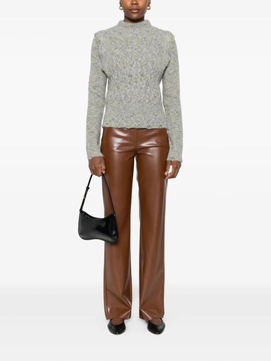 25FW 핑코 터틀넥 105968A2YB VGC VERDE GRIGIO BEIGE - PINKO