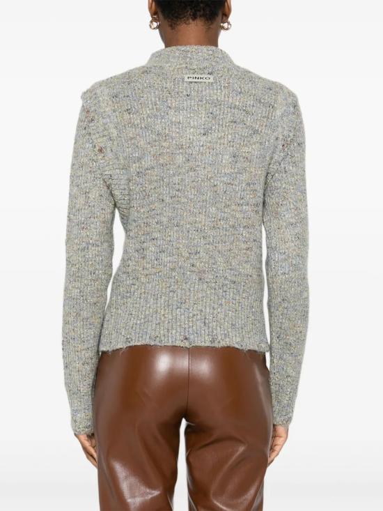 25FW 핑코 터틀넥 105968A2YB VGC VERDE GRIGIO BEIGE - PINKO