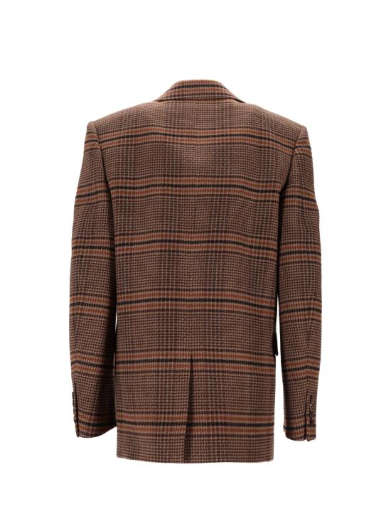 25FW 생로랑 미디 원피스 842593Y9I70 2849 MARRON BEIGE ROUX - SAINT LAURENT