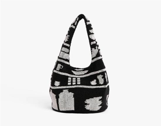 25FW JW앤더슨 숄더백 HB0744FA0470 901 BLACK WHITE - JW ANDERSON