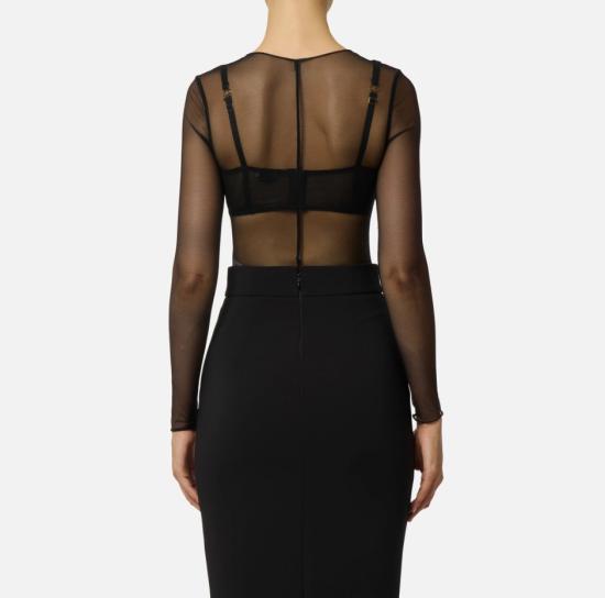 25FW 엘리자베타프랜치 라운지 웨어 BO01457E2 110 NERO - ELISABETTA FRANCHI