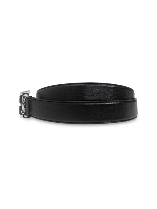 25FW 생로랑 모노그램 벨트 634440AAC8A 1000 NOIR - SAINT LAURENT
