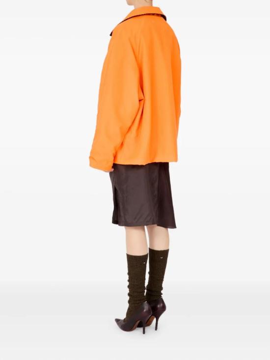 25FW 마르지엘라 S51AM0506MTN090 912 ORANGE FLUO BLACK CHECK - MAISON MARGIELA