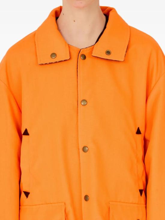 25FW 마르지엘라 S51AM0506MTN090 912 ORANGE FLUO BLACK CHECK - MAISON MARGIELA