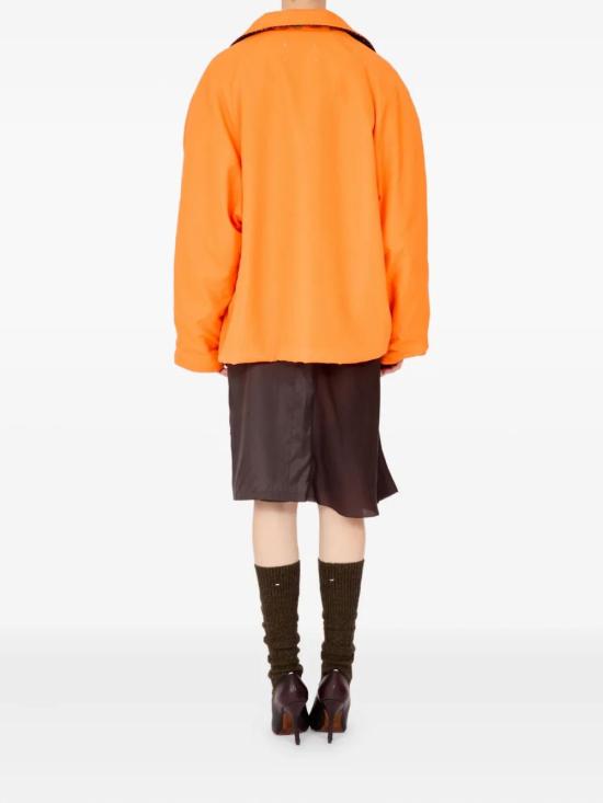 25FW 마르지엘라 S51AM0506MTN090 912 ORANGE FLUO BLACK CHECK - MAISON MARGIELA