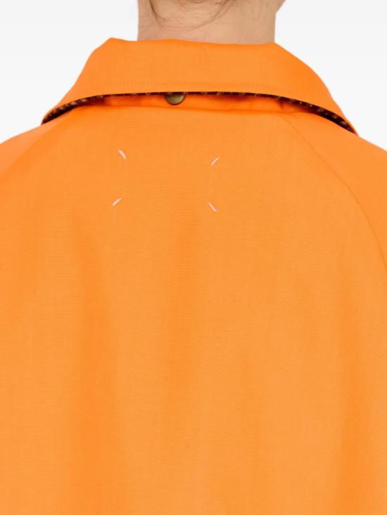 25FW 마르지엘라 S51AM0506MTN090 912 ORANGE FLUO BLACK CHECK - MAISON MARGIELA