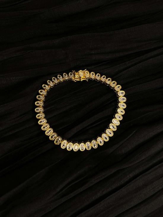  더 엔케이씨 스토어 팔찌 Nkc 스토어 오벌 컷 테니스 브레이슬릿