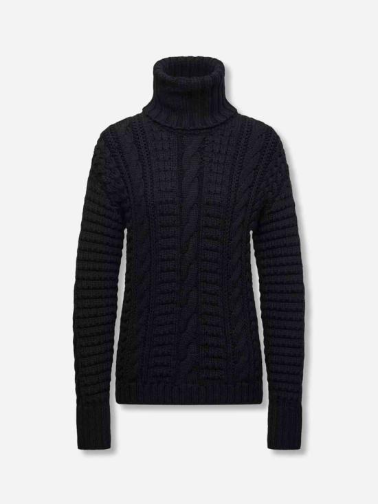 25FW 몽클레어 터틀넥 K24039F00002M6727 999 Black