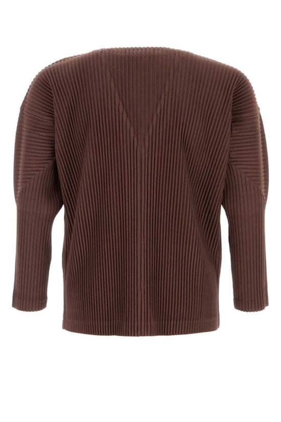25FW 옴므 플리세 이세이 미야케 스웨터 HP58JL185 48 BROWN - HOMME PLISSE' ISSEY MIYAKE