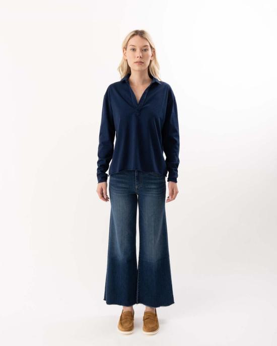  프랭크 앤 에일린 긴팔 티셔츠 프랭크 & 일린 패트릭 포포버 헨리 타이드 - FRANK & EILEEN