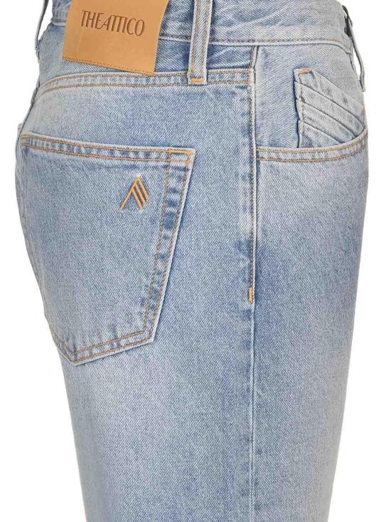  디 아티코 스트레이트 팬츠 250WCP00073024 Light Blue - THE ATTICO