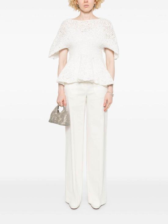  핑코 팔라초 팬츠 104929A0IMZ07 White - PINKO