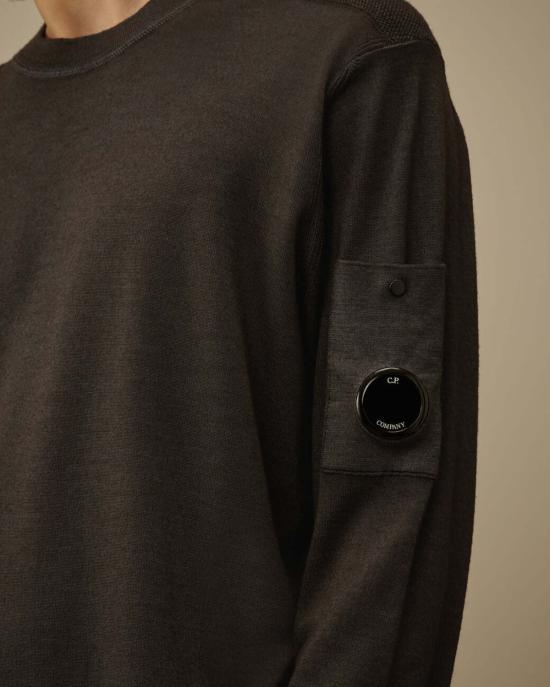  씨피 컴퍼니 스웨터 C.P. 컴퍼니 엑스트라파인 메리노 울 크루넥 - C.P. COMPANY