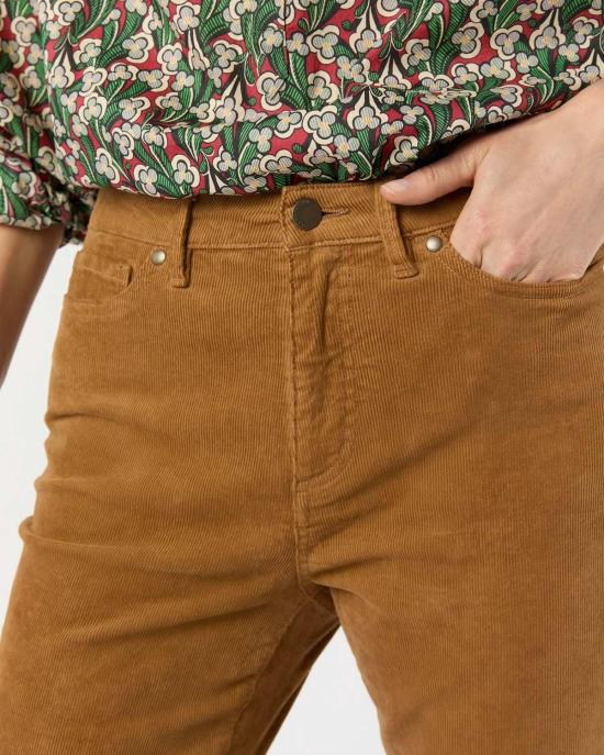  앤 매쉬번 스트레이트 팬츠 켄달 플레어 5 포켓 진 - ANN MASHBURN