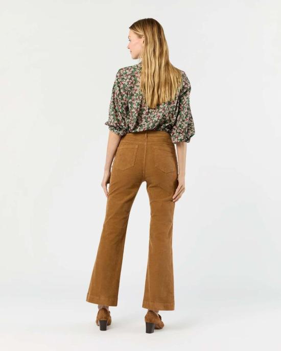  앤 매쉬번 스트레이트 팬츠 켄달 플레어 5 포켓 진 - ANN MASHBURN