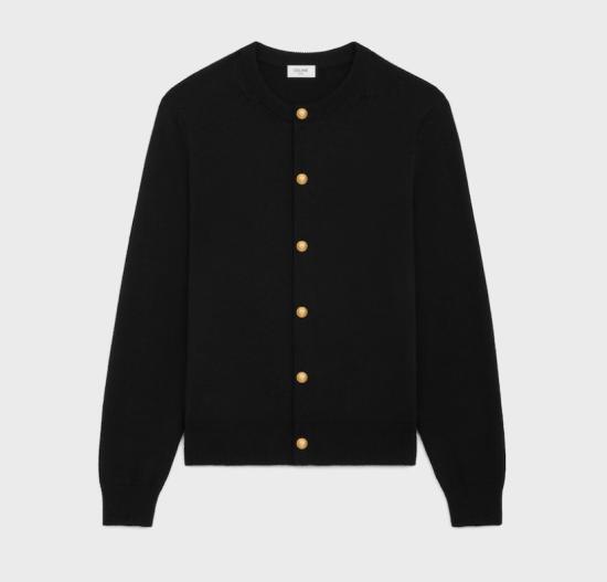 25SS 셀린느 가디건 RV08M264W 38NO BLACK