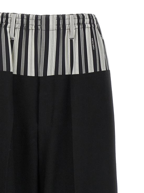  펜디 스트레이트 팬츠 FR6535AWZBF0GME Black - FENDI