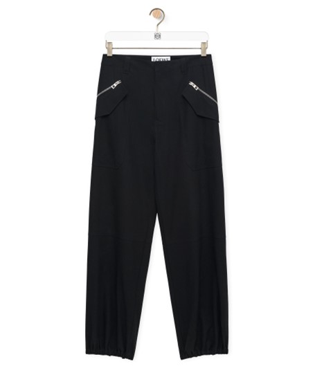  로에베 스트레이트 팬츠 H526Y04WE3 1100 BLACK