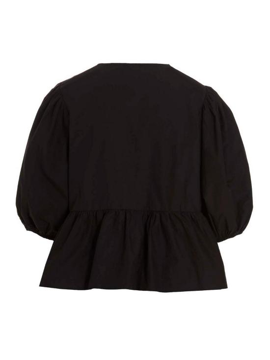  가니 블라우스 F7364099 Black - GANNI