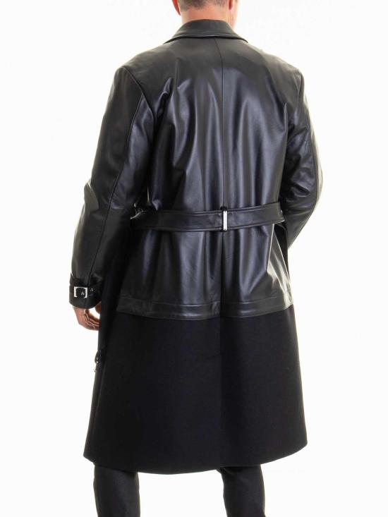  레스옴므 트렌치 코트 LDO1001210U9000 Black - LES HOMMES