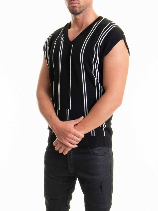  레스옴므 민소매 티셔츠 LDK1011599U9001 Black - LES HOMMES