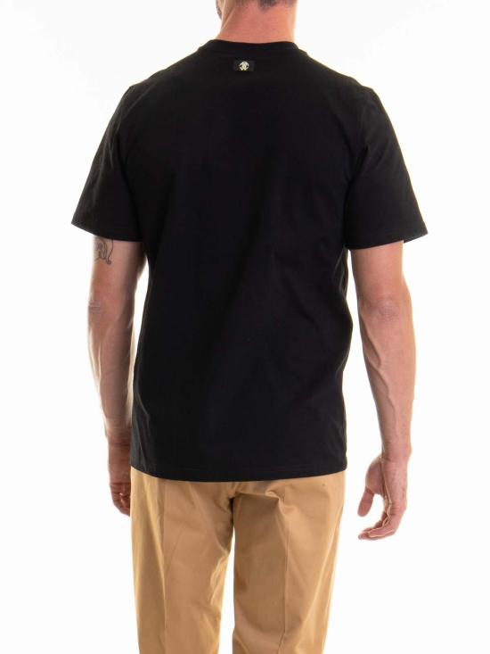  로베르토 카발리 반팔 티셔츠 TRT61FJD06005051 Black - ROBERTO CAVALLI