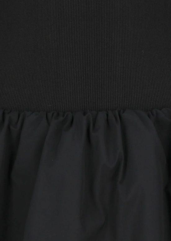  아모멘토 숏 스커트 타프타 셔링 미니 스커트 & 탑 - AMOMENTO