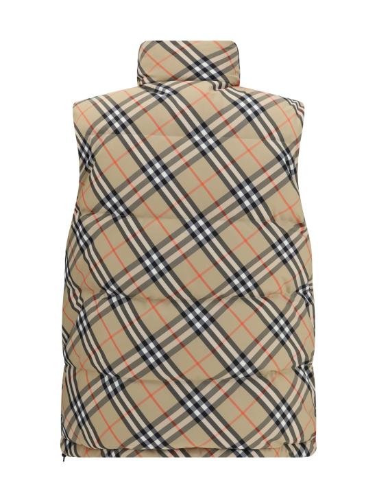 25FW 버버리 리버시블 체크 푸퍼 질레  8110200 B9368 BLACK - BURBERRY