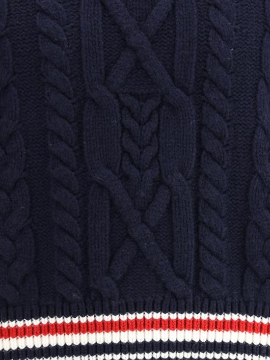 25FW 톰브라운 스웨터 MKA570AY1005 415 BLUE - THOM BROWNE